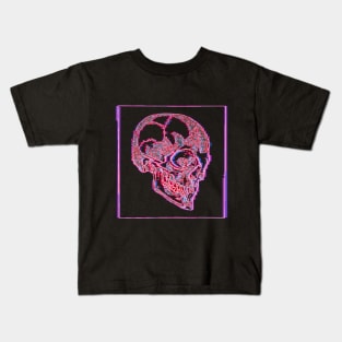 Exclusive/Original † Neon Skull † Psychedelic Graphic Design Kids T-Shirt